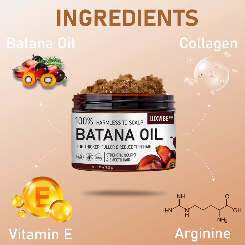 Hair Growth Pure Batana Oil+ Free Derma Roller