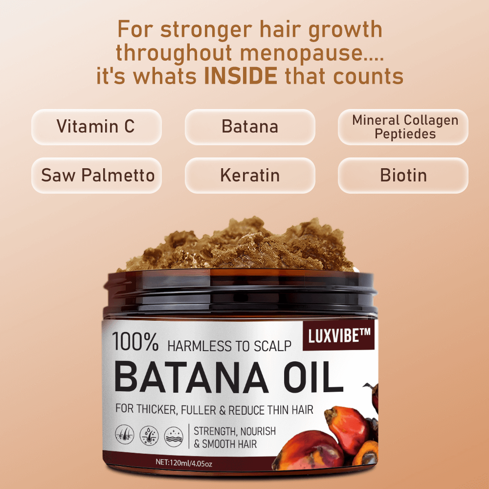 Hair Growth Pure Batana Oil+ Free Derma Roller