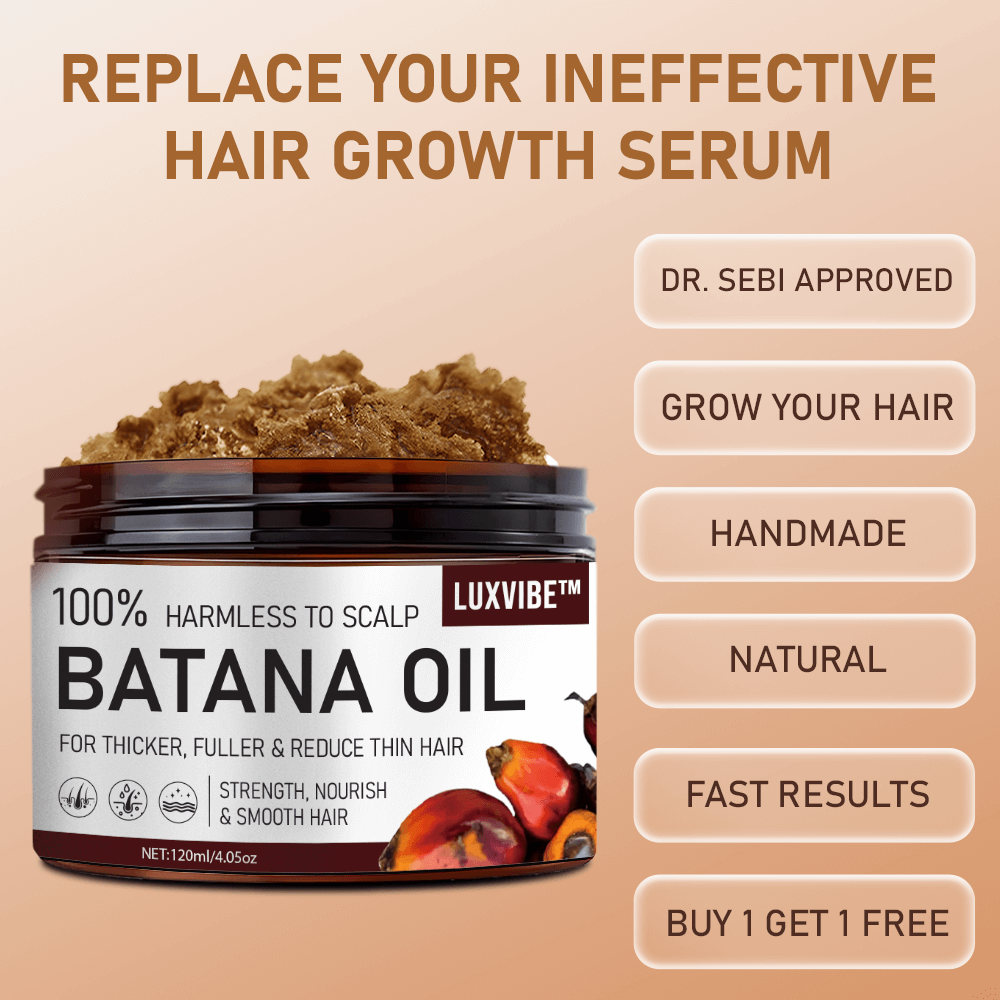 Hair Growth Pure Batana Oil+ Free Derma Roller