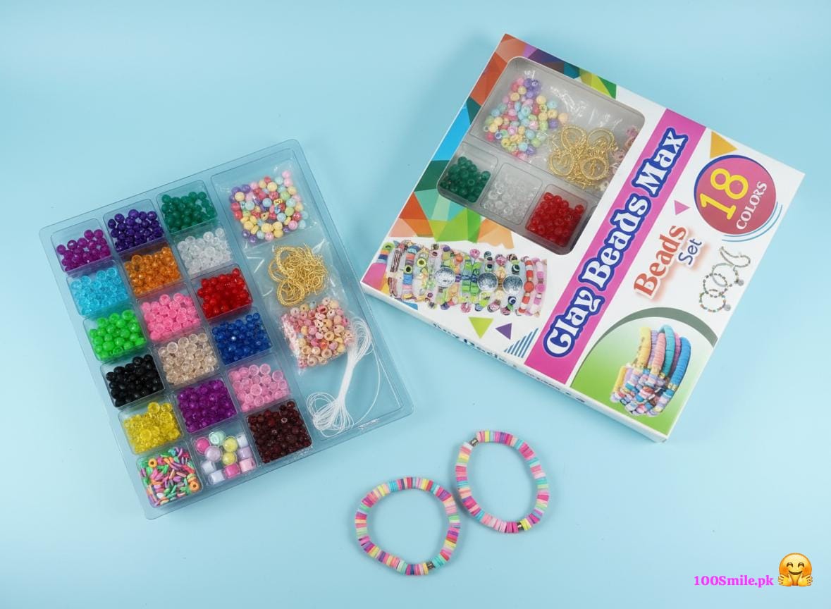 DIY Clay Beads Jewelry Kit – Create Your Own Bracelets! BUY 2 Get 1 Free