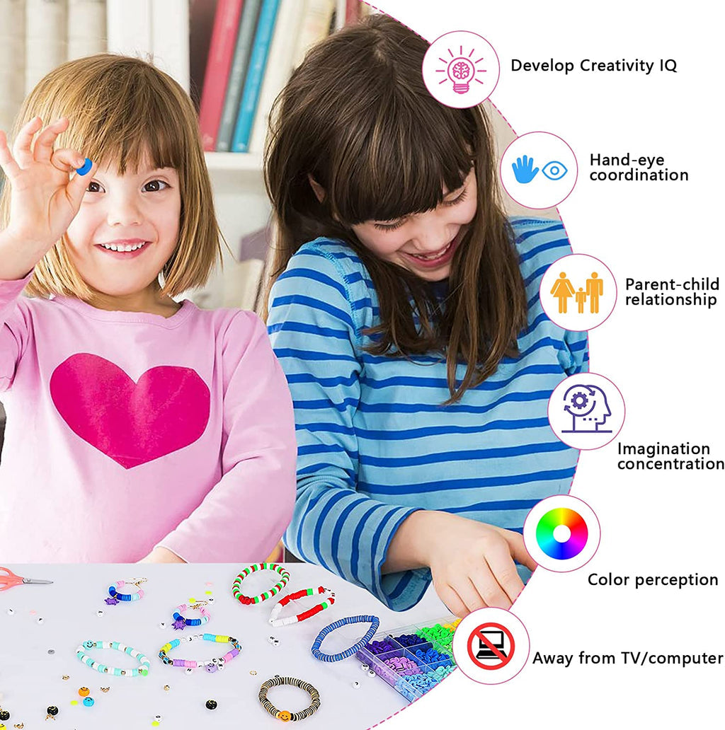 DIY Clay Beads Jewelry Kit – Create Your Own Bracelets!  BUY 2 Get 1 Free