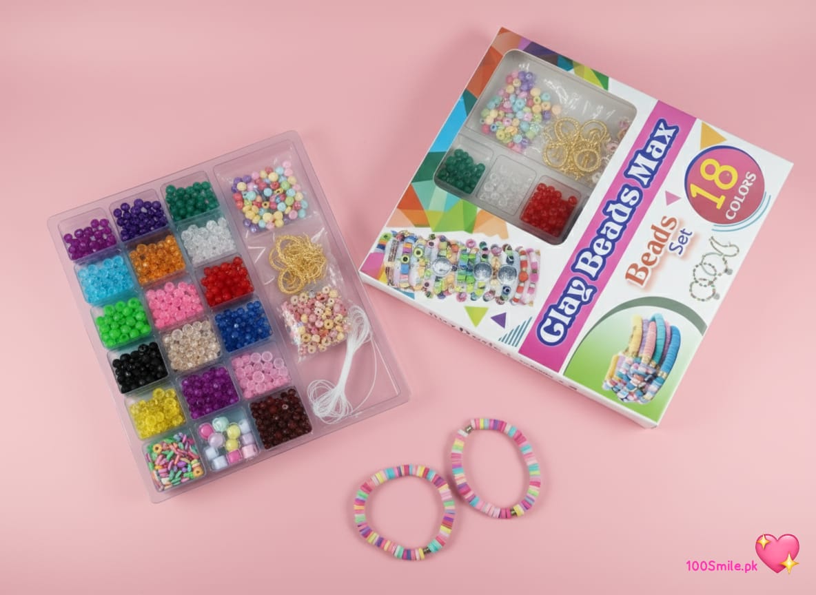 DIY Clay Beads Jewelry Kit – Create Your Own Bracelets!  BUY 2 Get 1 Free